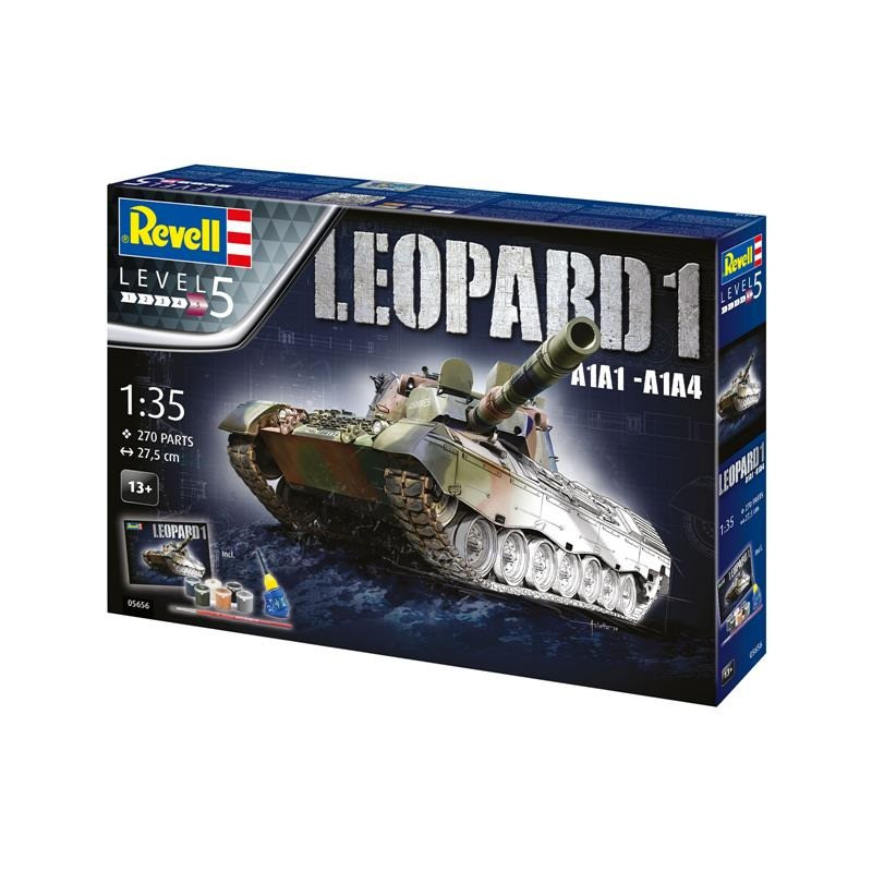 Збірна модель-копія Танк Leopard 1 A1A1-A1A4 Revell RVL-05656 рівень 5 масштаб 1:35