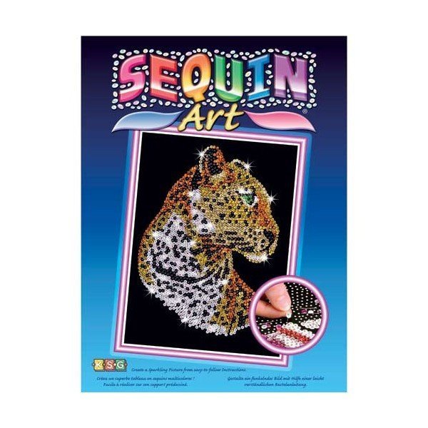 Набор для творчества Sequin Art BLUE Leopard SA1208