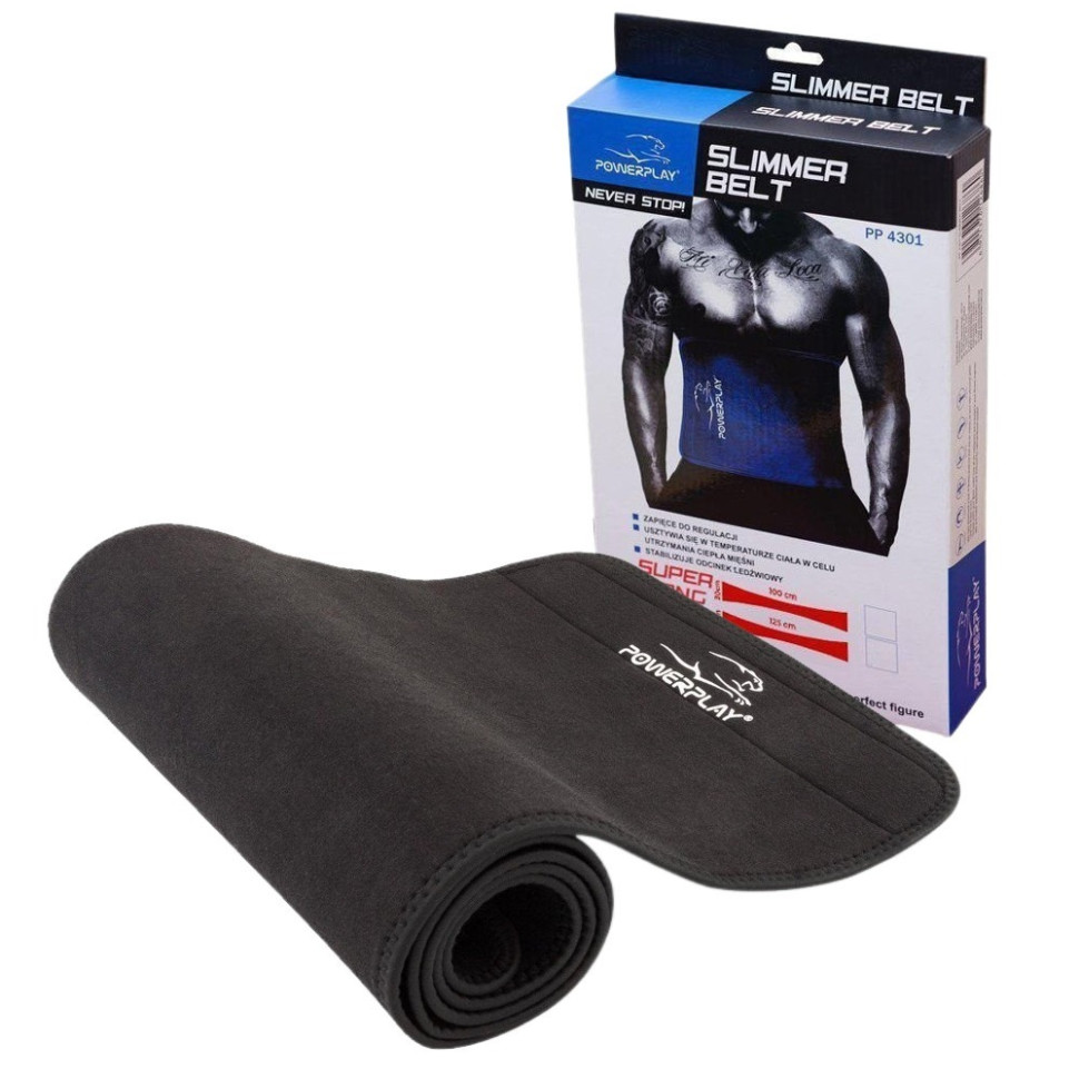 Пояс для похудения PowerPlay PP_4301_Black_125 Черный