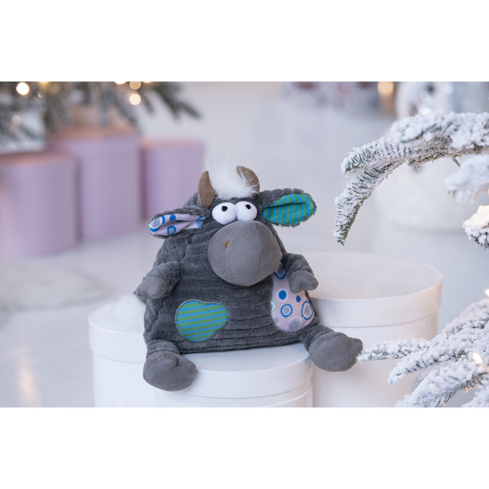 Мягкая игрушка Same Toy Корова/Бык (серый) 18 см A1004/18