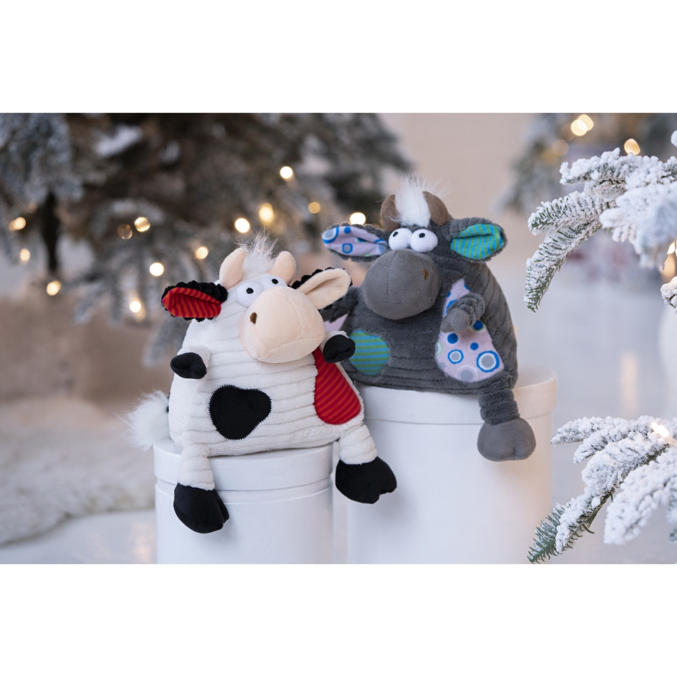 Мягкая игрушка Same Toy Корова/Бык (серый) 18 см A1004/18