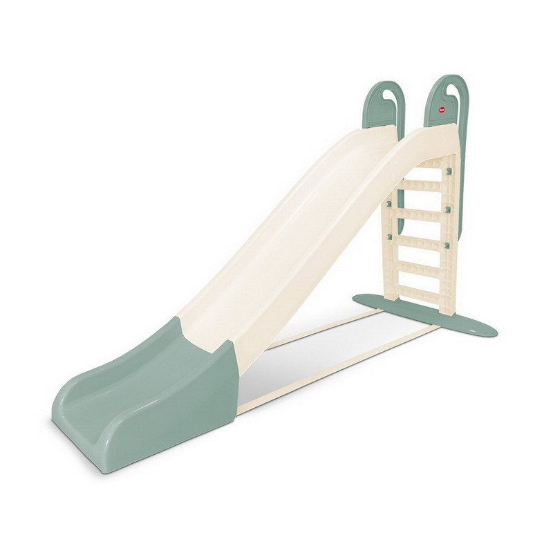 Большая детская горка для катания Doloni 014550/23 кремово-мятная, 243 см