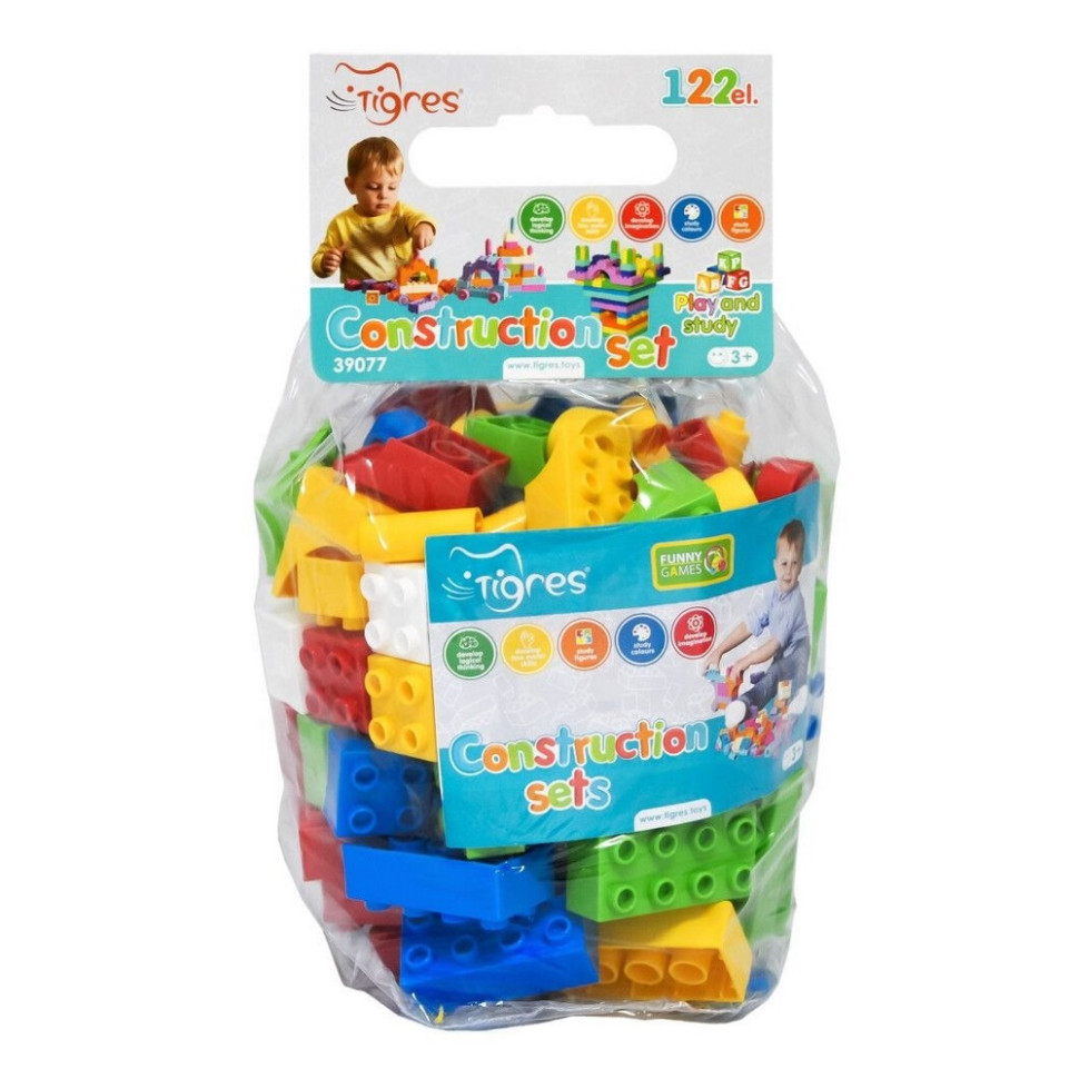 Конструктор дитячий Tigres 39077(Color) 122 деталей