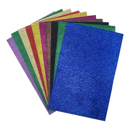 Набор фоамирана "Бабочки" Leader 859536 А4, 1,8 мм, 10 листов, на клейкой основе, вырезанные