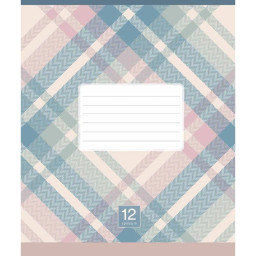 Тетрадь ученическая "Plaid pattern" Школярик 024-3345K-3 в клетку, 24 листа