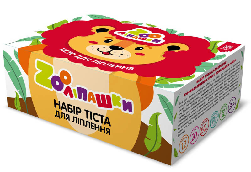 Тесто для лепки ZOOлипашки шоу-бокс 