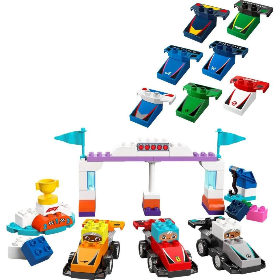 Конструктор Автомобілі для перегонів і пілоти LEGO 10445, 70 деталей