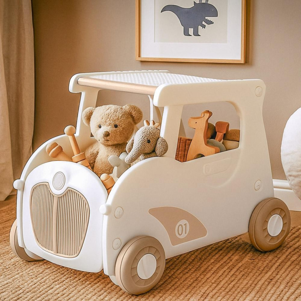 Тележка для игрушек 5в1 Luigi Mealux KD-D122 Coffee 65х35х51 см