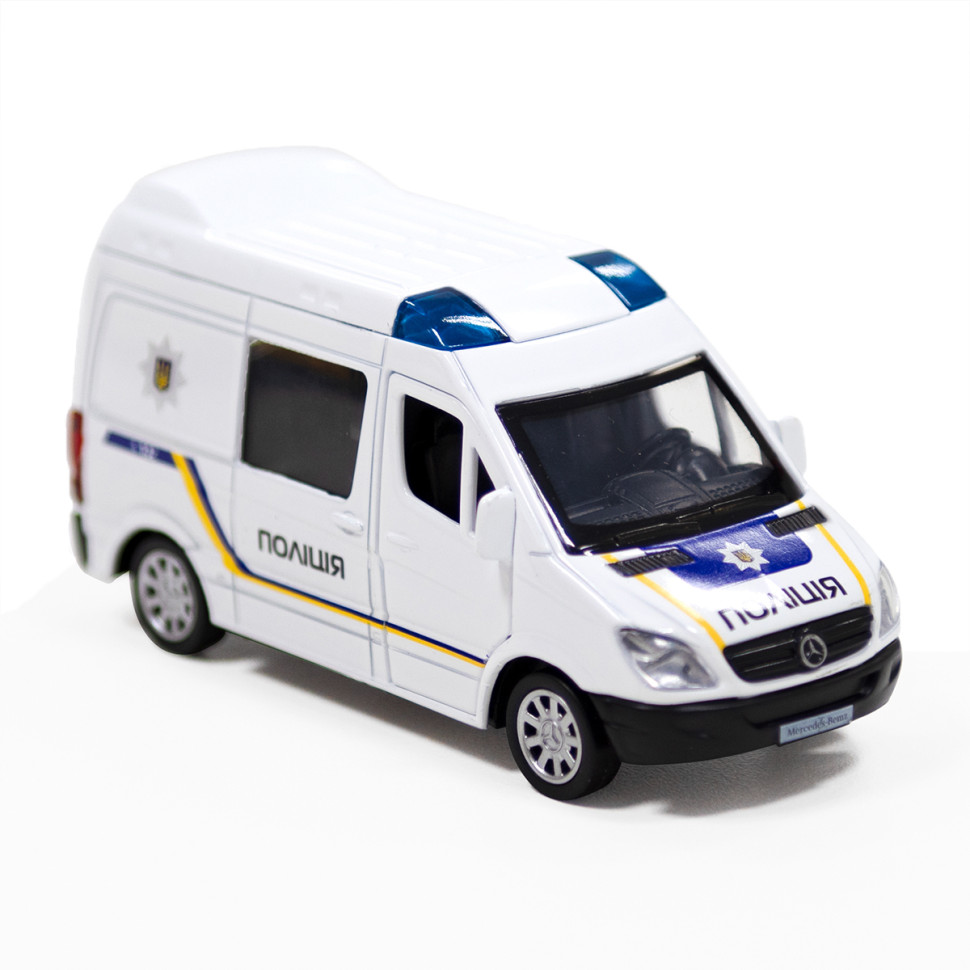 Автомодель дитяча Поліція MERCEDES-BENZ SPRINTER TechnoDrive 250294 інерційна