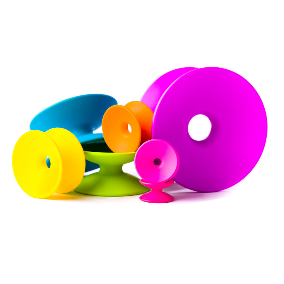 Пірамідка Spoolz Fat Brain Toys FA181-1 Кольорові котушки