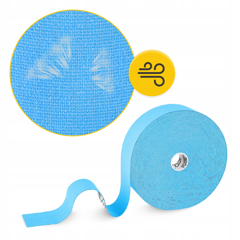 Кинезиологический тейп 4FIZJO P-5905973405546 Sky Blue 5 см x 31 м 