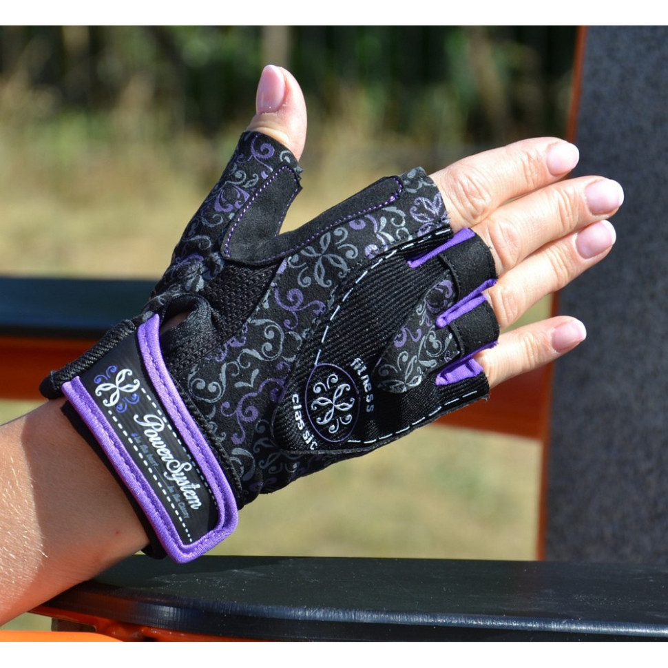 Рукавички для фітнесу Classy Power System PS_2910_M_Black/Purple, Purple, M