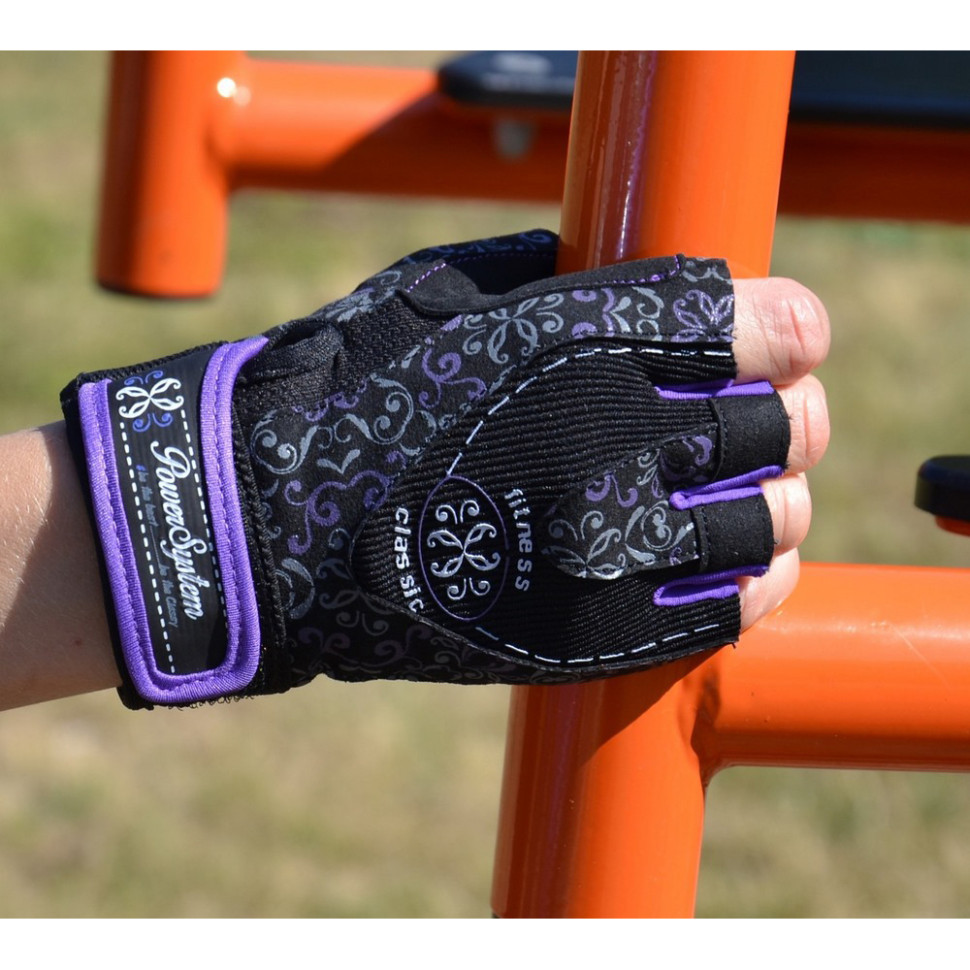 Рукавички для фітнесу Classy Power System PS_2910_M_Black/Purple, Purple, M