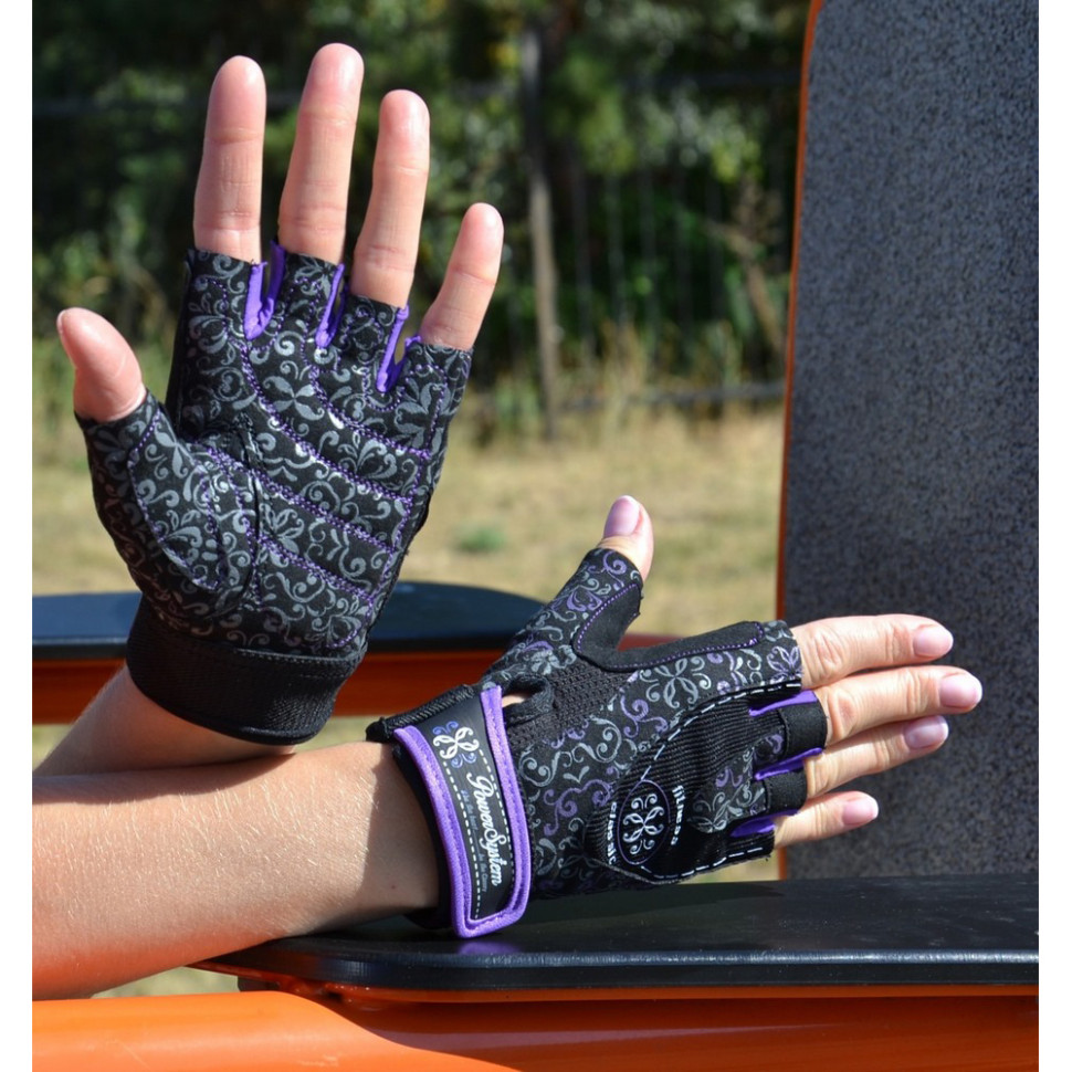 Рукавички для фітнесу Classy Power System PS_2910_M_Black/Purple, Purple, M