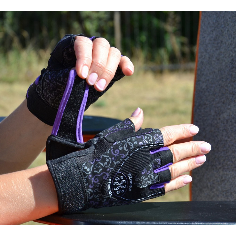 Рукавички для фітнесу Classy Power System PS_2910_M_Black/Purple, Purple, M