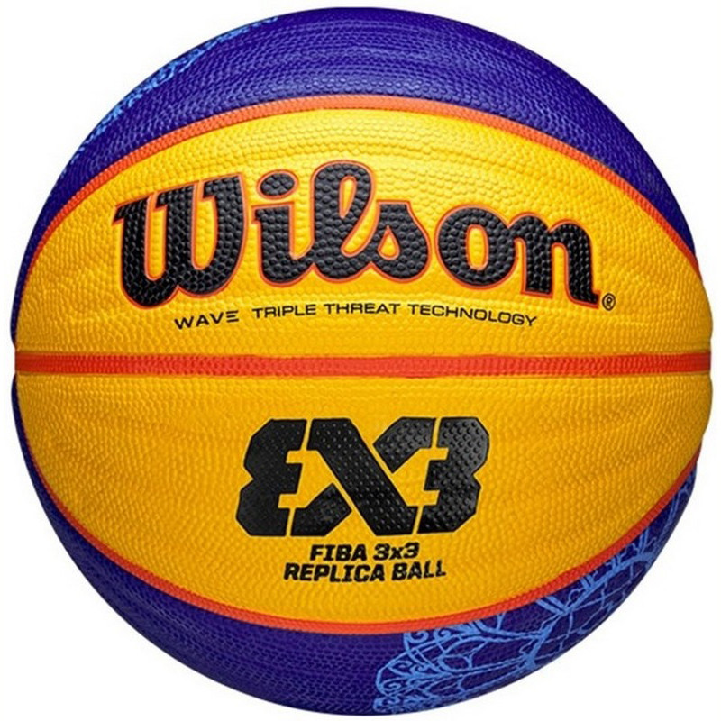 Мяч баскетбольный Fiba 3X3 Replica Paris 2024 6F Wilson WZ3015001XB6F № 6