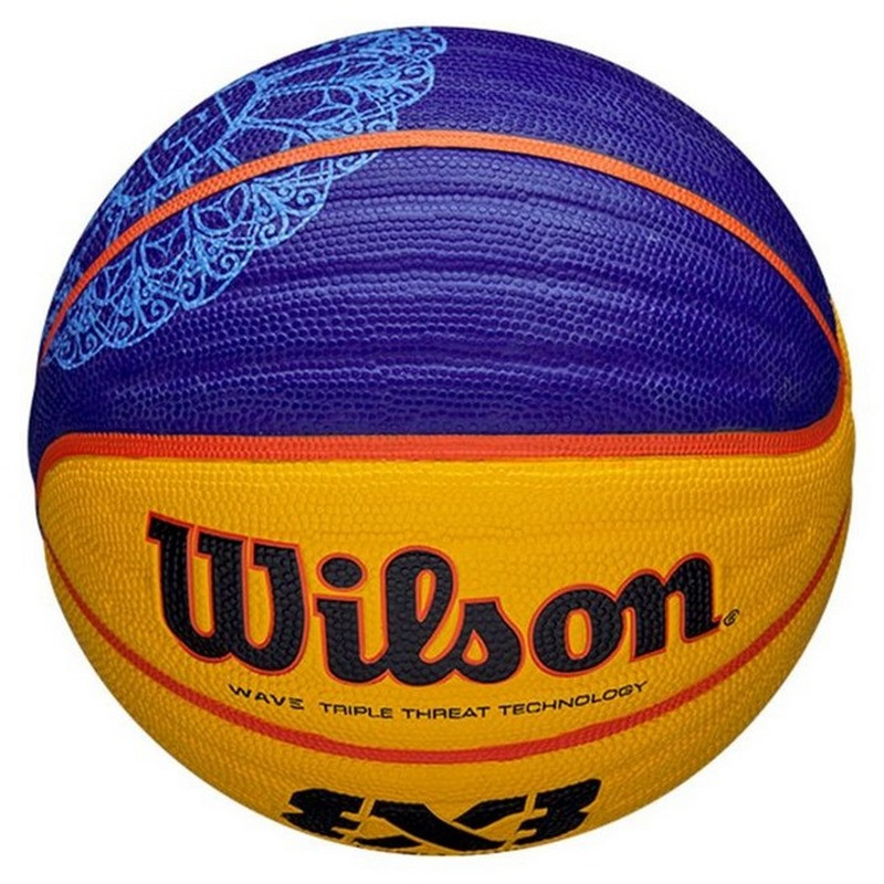 Мяч баскетбольный Fiba 3X3 Replica Paris 2024 6F Wilson WZ3015001XB6F № 6