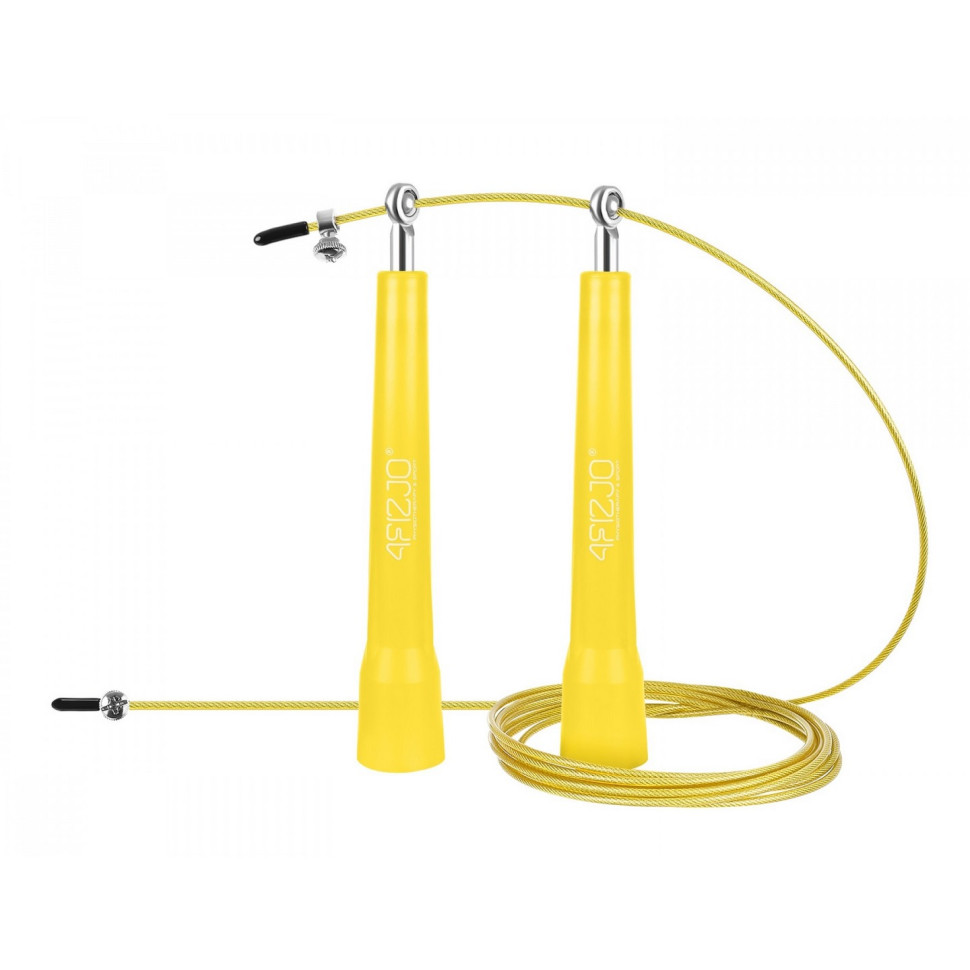 Скакалка скоростная для кросфита Standard+ 4FIZJO 4FJ0184 Yellow