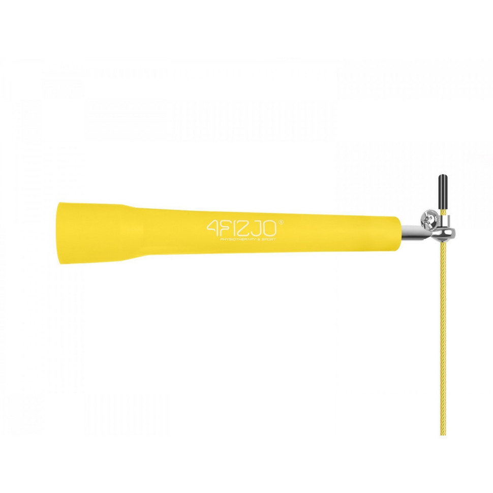 Скакалка скоростная для кросфита Standard+ 4FIZJO 4FJ0184 Yellow