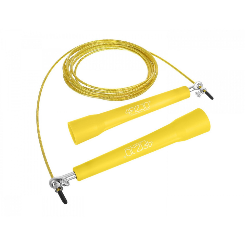 Скакалка скоростная для кросфита Standard+ 4FIZJO 4FJ0184 Yellow