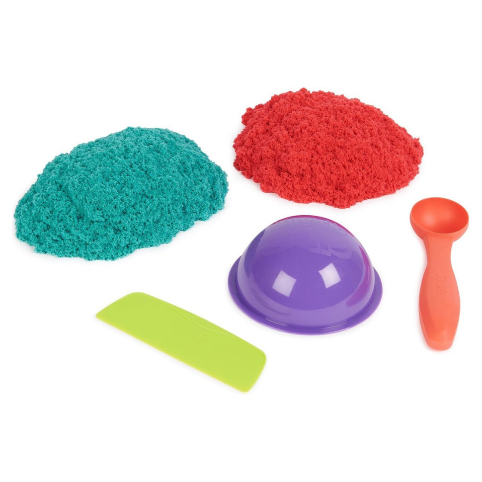 Набор песка для детского творчества «Красочный Дуэт» Kinetic Sand 71652, 2 цвета 680 г