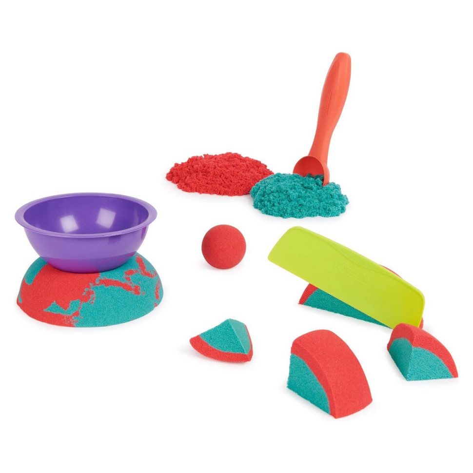 Набор песка для детского творчества «Красочный Дуэт» Kinetic Sand 71652, 2 цвета 680 г