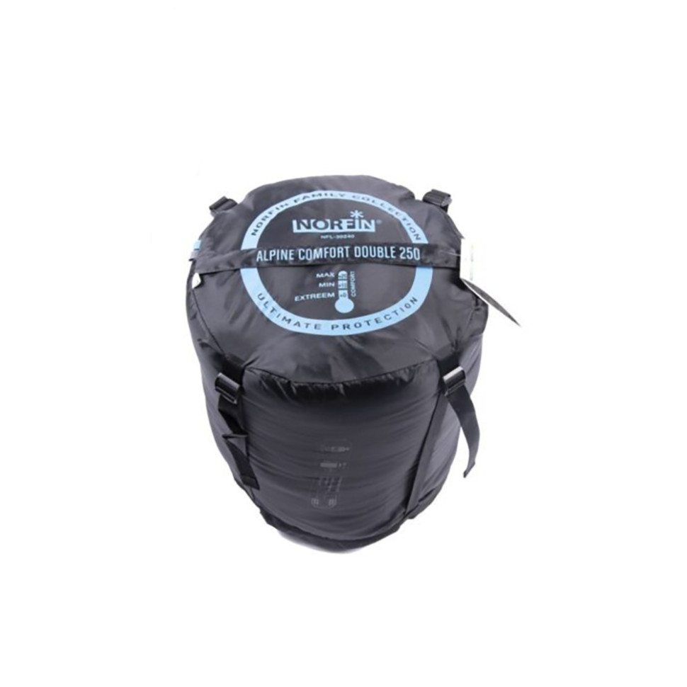 Мішок-ковдра спальний ALPINE COMFORT DOUBLE 250 Norfin NFL-30240, 220 х 150 см