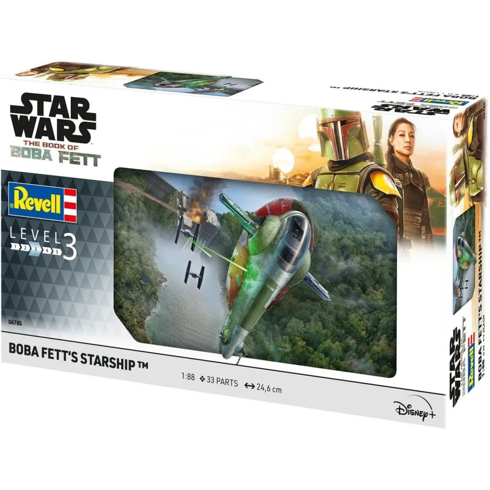 Сборная модель Звездолет Бобы Фетта Revell RVL-06785 уровень 3, 1:88