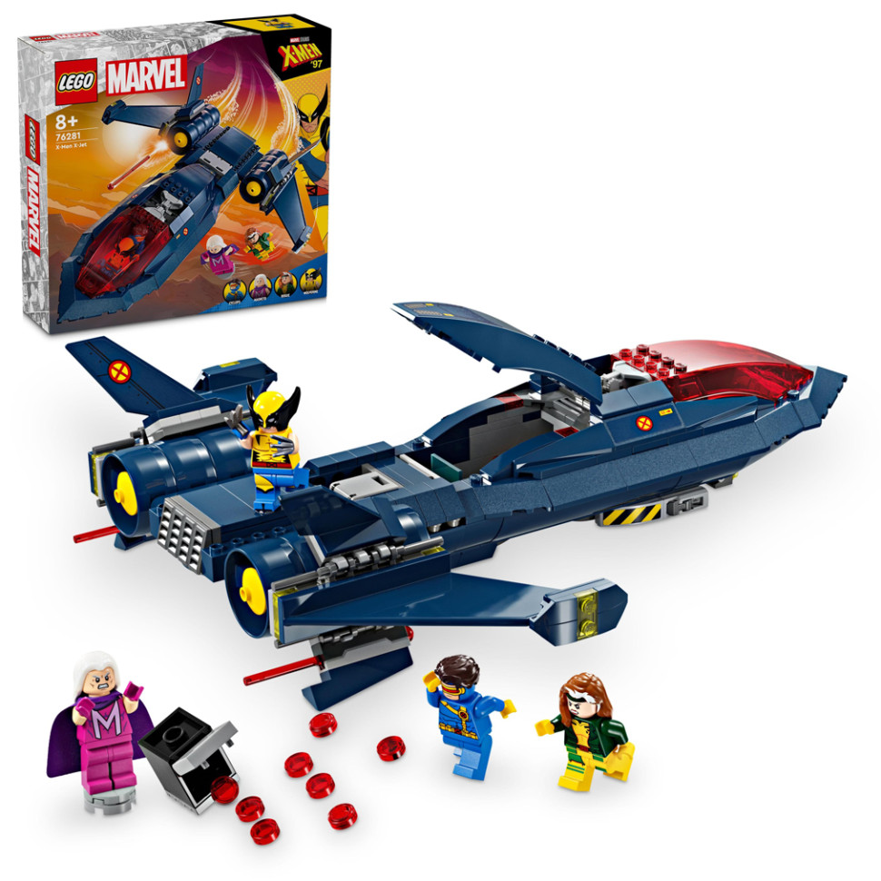 Конструктор LEGO Marvel X-Jet Людей Ікс 76281, 359 деталей 