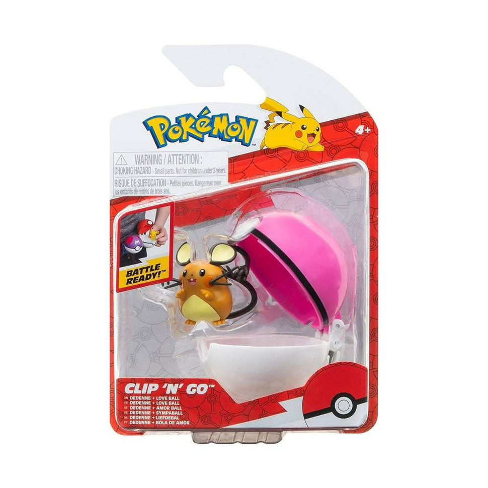 Игровой набор Деденнэ в покеболе Pokemon W15 PKW3138 игровая фигурка, покебол