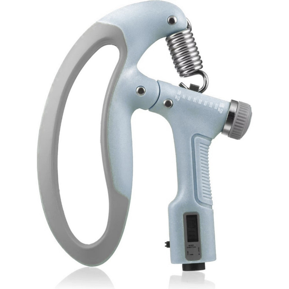 Эспандер кистевой со счетчиком PP-4403 PowerPlay PP_4403_Blue 10-100 кг, с регулируемой нагрузкой
