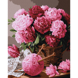 Картина по номерам "Тайны лепестков" Идейка KHO3303, 40х50 см