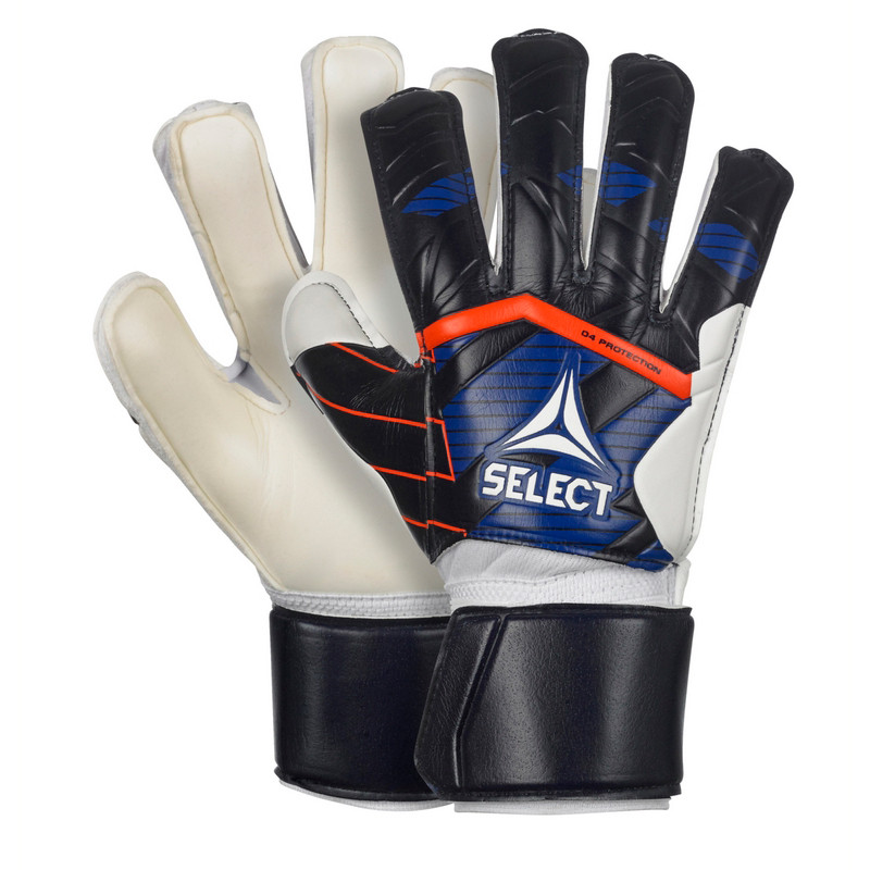 Рукавички воротарські GOALKEEPER GLOVES 04 PROTECTION v24 Select 601041-202-5 синій, білий 16 см