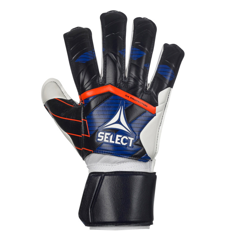 Рукавички воротарські GOALKEEPER GLOVES 04 PROTECTION v24 Select 601041-202-5 синій, білий 16 см