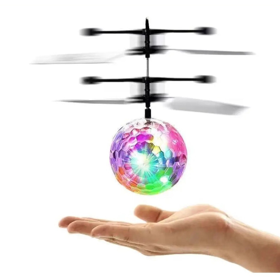 Індукційна літаюча іграшка Куля Flying Ball Bambi 888-1 зі світлом