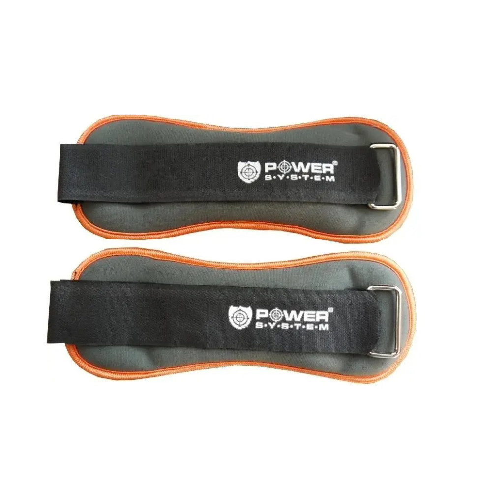 Обтяження для ніг фіксовані Power System PS-4072_Grey, (пара), 1.5 kg