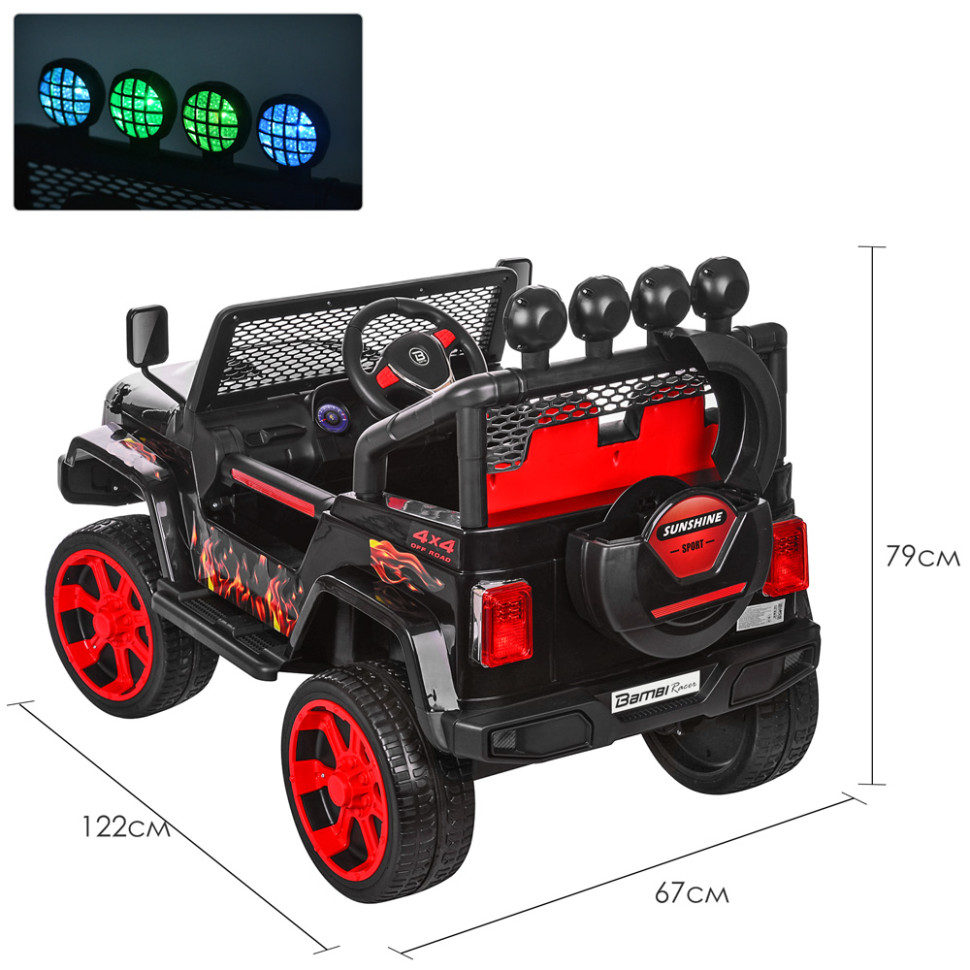 Детский электромобиль Джип Bambi Racer M 3237EBLR-2-3 до 30 кг