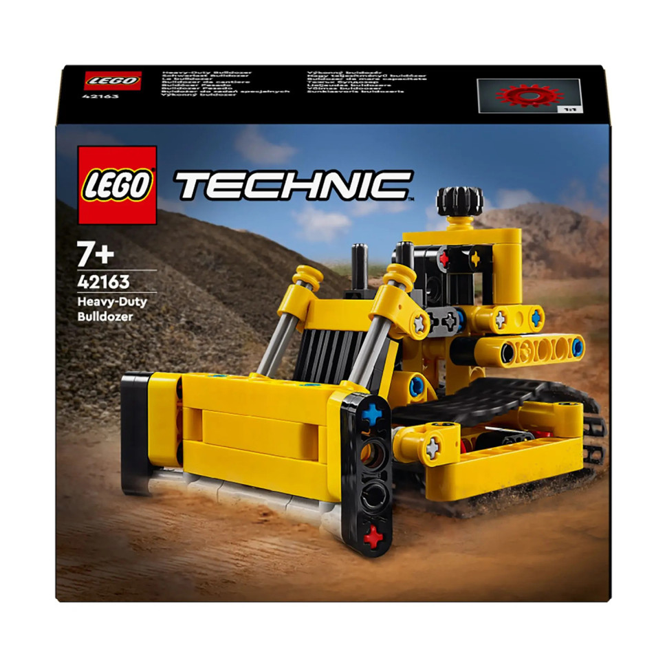 Конструктор Надпотужний бульдозер LEGO 42163, 195 деталей