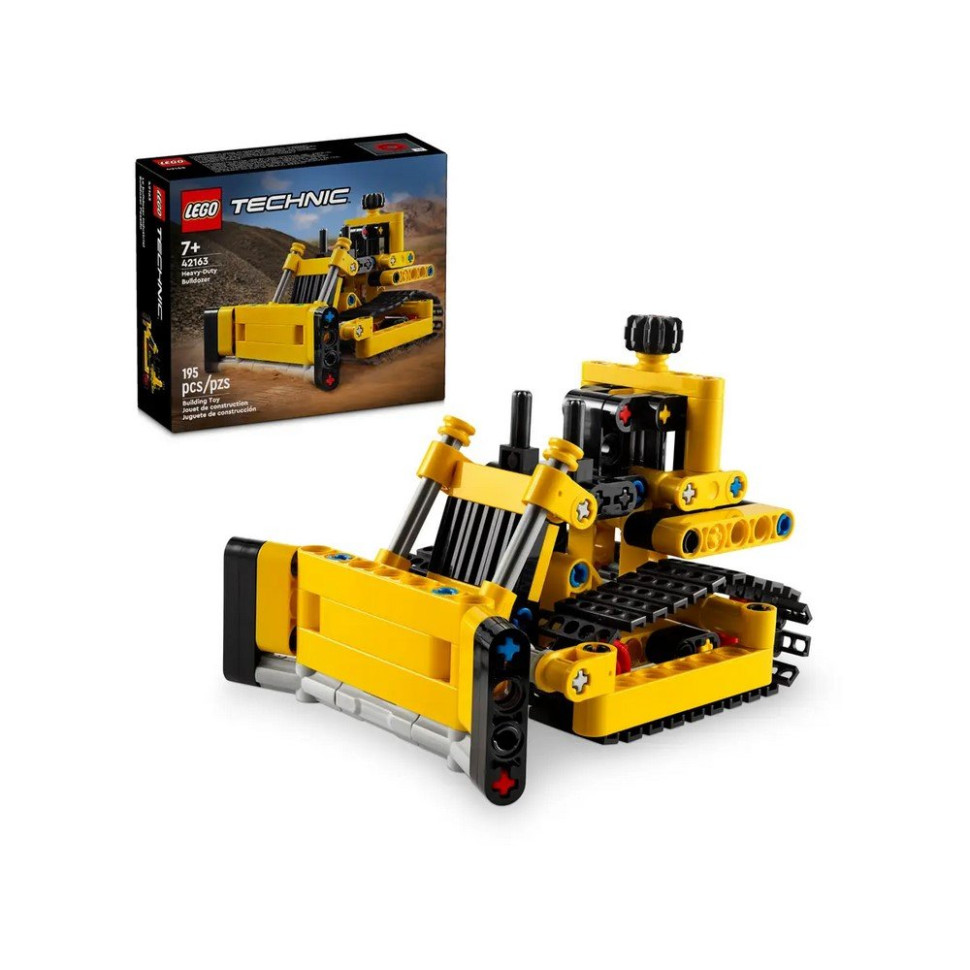 Конструктор Надпотужний бульдозер LEGO 42163, 195 деталей