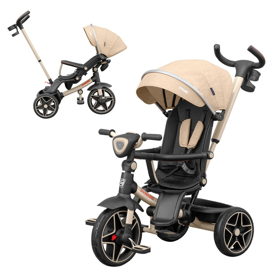 Дитячий триколісний велосипед DYNAMIC Tilly T-3810 BEIGE, бежевий