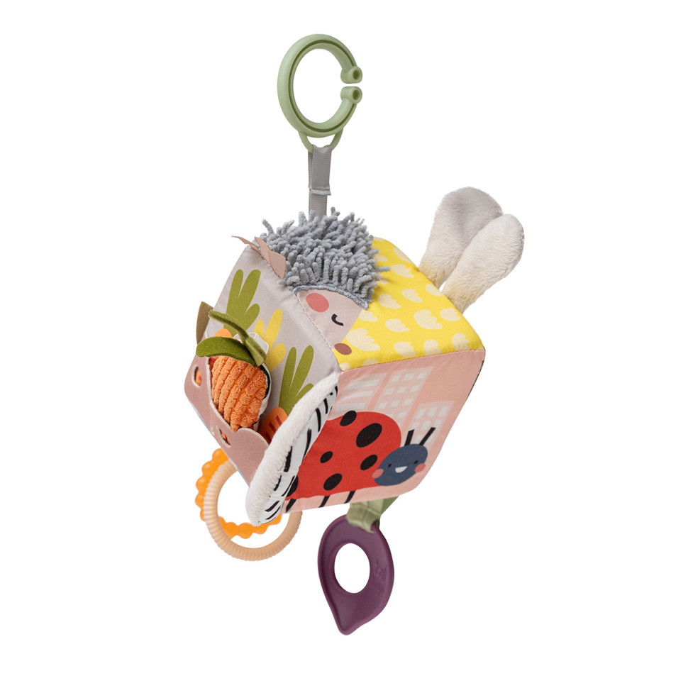 Розвиваюча іграшка-кубик ЇЖАК І БУРЯЧОК Taf Toys 13095 колекції 