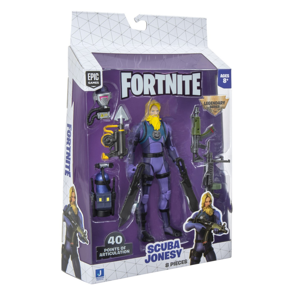 Колекційна фігурка Fortnite Legendary Series Scuba Jonesy S9, 15 см. FNT0734