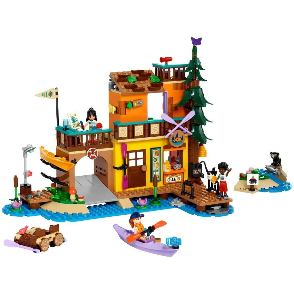 Конструктор «Водные виды спорта в лагере приключений» LEGO 42626, 628 деталей