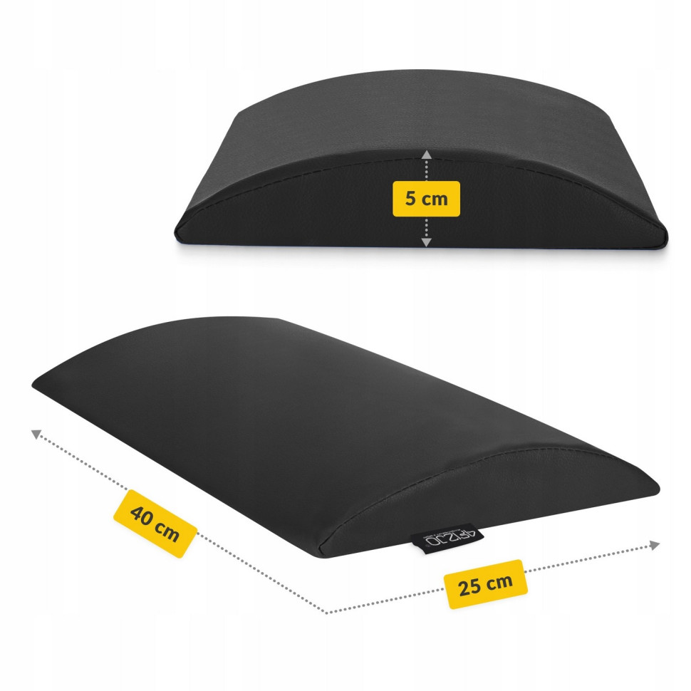 Полувалик для реабилитации и массажа 4FIZJO P-5905973403078 Black 40 x 25 x 5 см