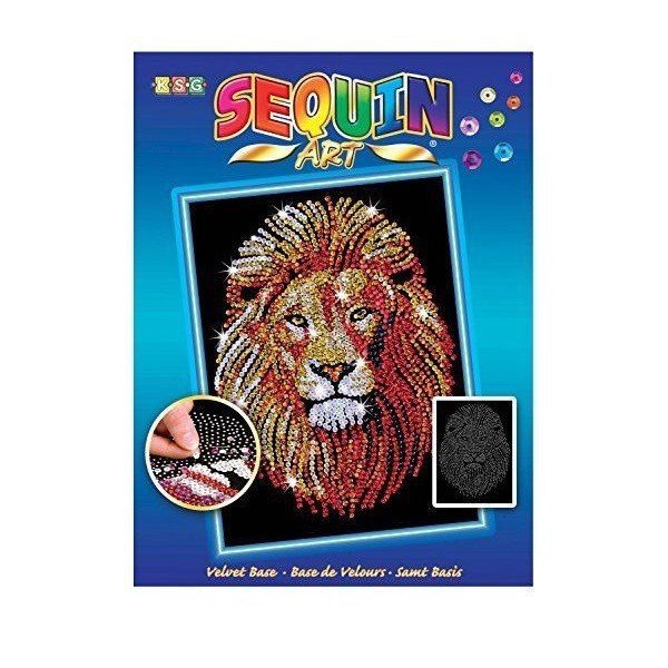 Набор для творчества Sequin Art BLUE Lion SA1207