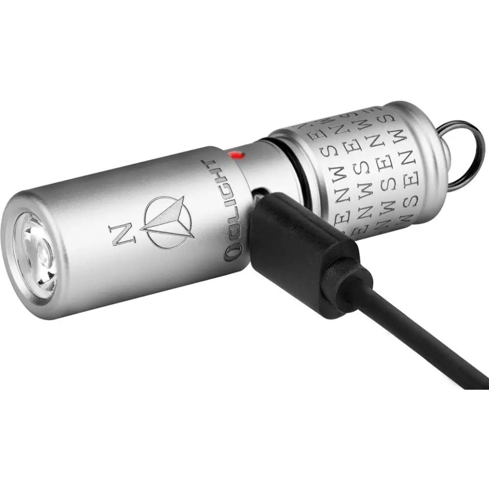 Фонарь-брелок I1R2 PRO North Olight I1R2 PRO (North) серебристый 180 люмен