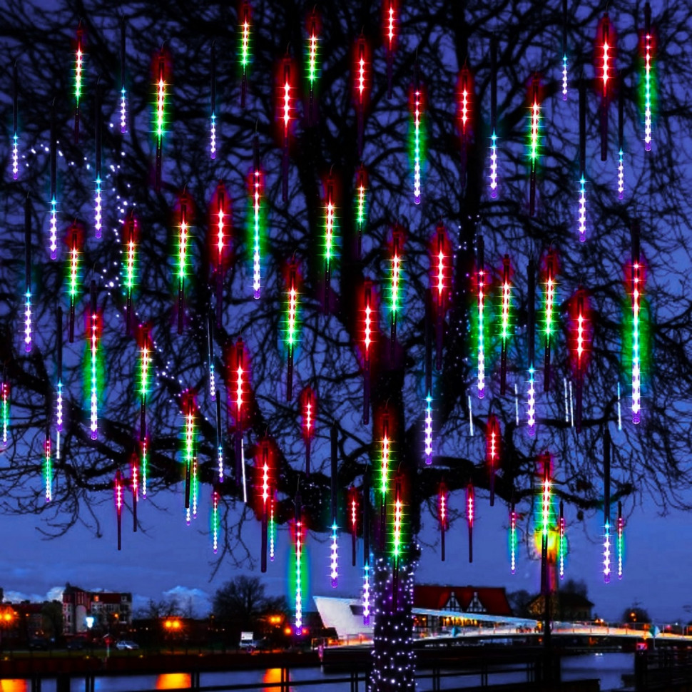Гирлянда метеоритный дождь Springos CL1216, 3 м 144 LED, Mix