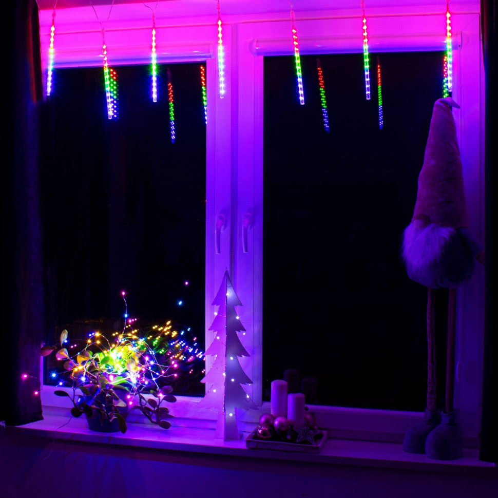 Гирлянда метеоритный дождь Springos CL1216, 3 м 144 LED, Mix