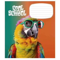 Тетрадь ученическая "Cool School" Школярик 012-3307L-1 в линию, 12 листов