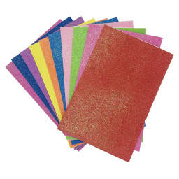 Набор фоамирана "Неон" Leader 859560 А4, 1,8 мм, 10 листов, на клейкой основе